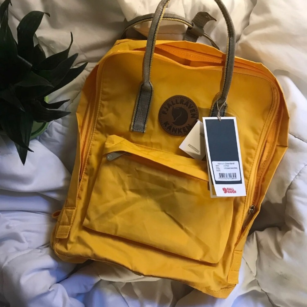 Yellow fjallraven kanken Greenland